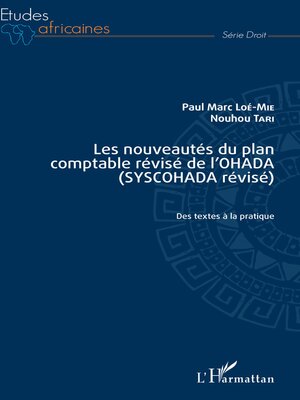 cover image of Les nouveautés du plan comptable révisé de l'OHADA